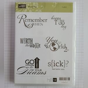 Stampin' Up! - Word Play (Part 1) - LIKE NEW